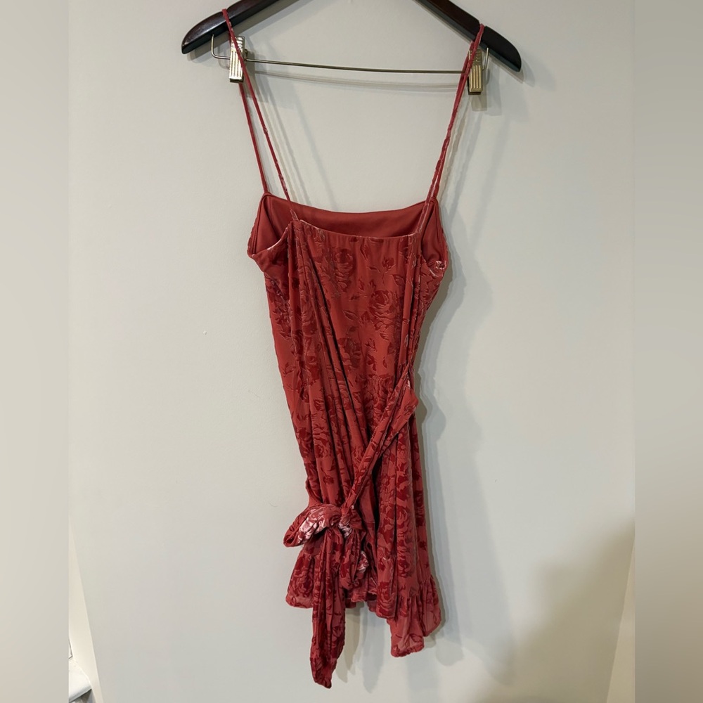 Free People Rose-Pink Floral Mini Dress - Picture 5 of 5